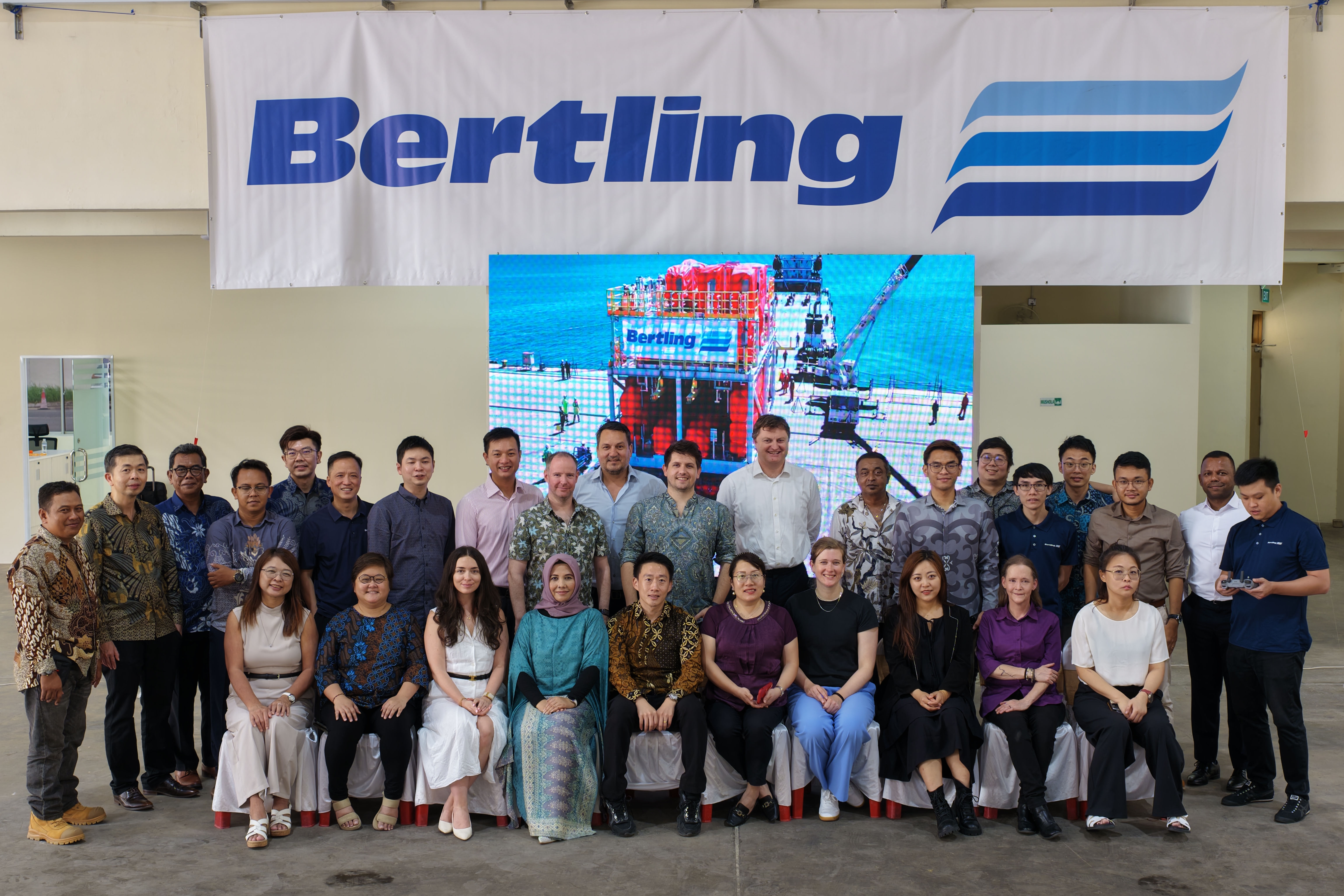 Opening ceremony of Bertling Office and Warehouse in Batam