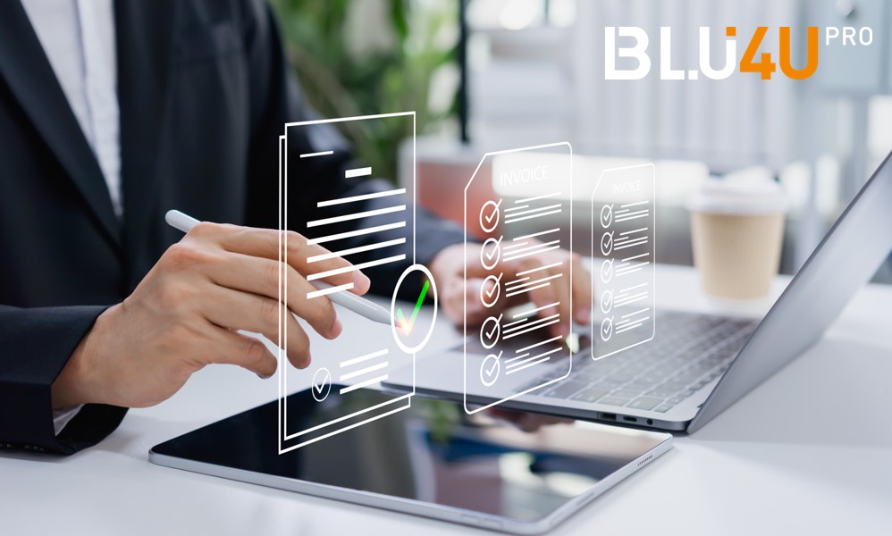 Optimize and digitalize your invoicing process with BLU4U Pro