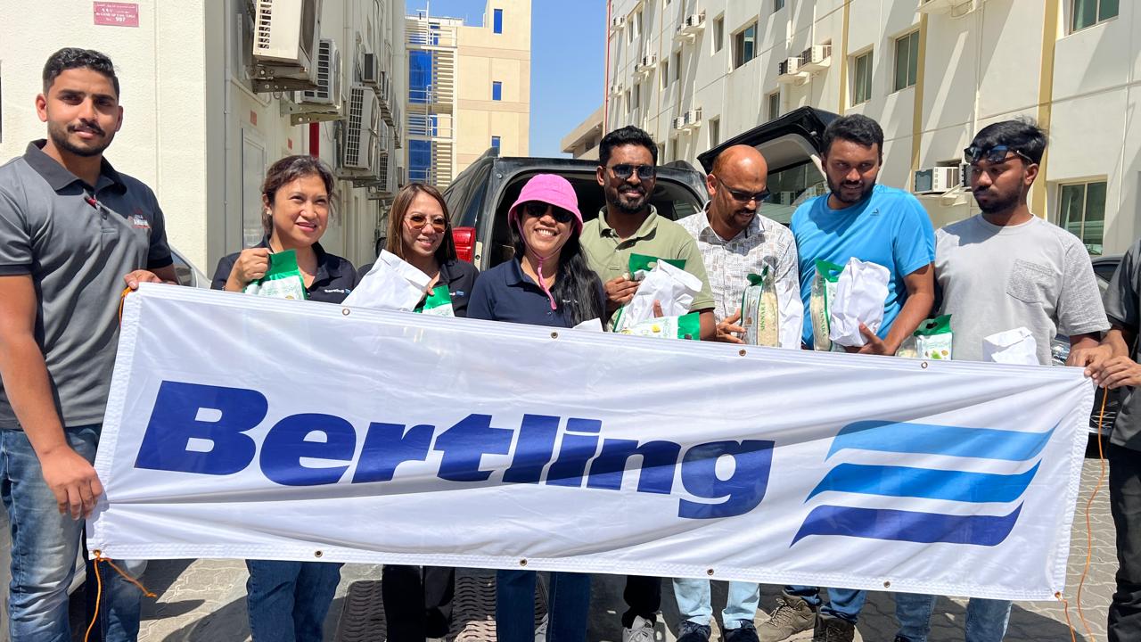 Charity event held by Bertling Dubai