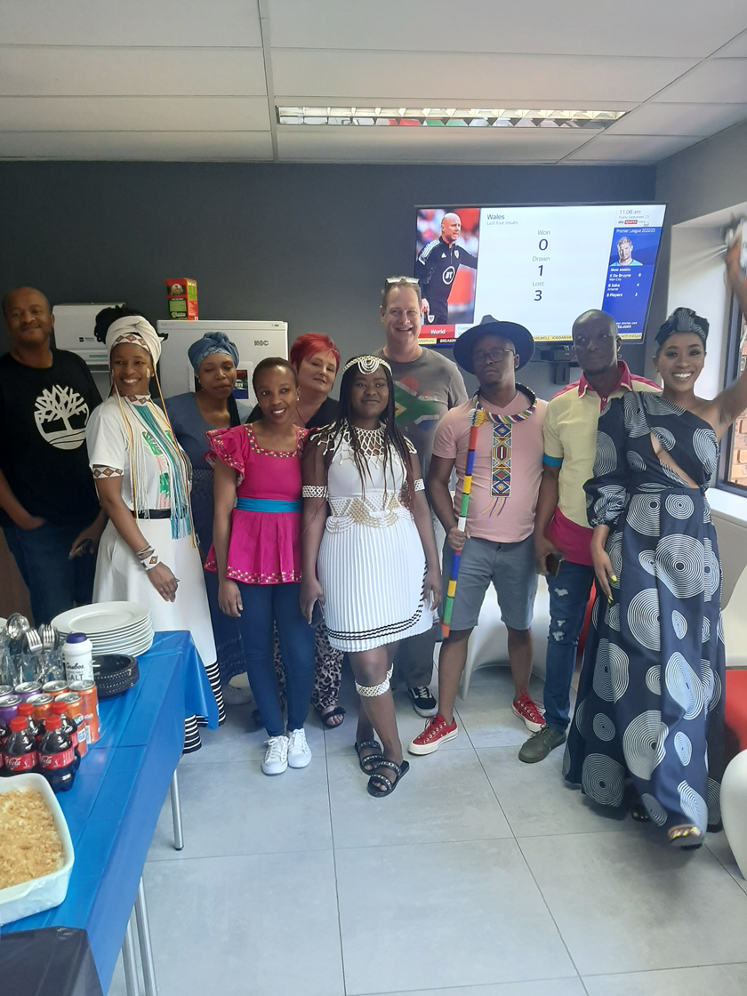 Our colleagues from Bertling South Africa celebrate Heritage Day