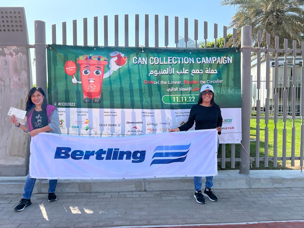 Bertling Dubai participates in can collection drives