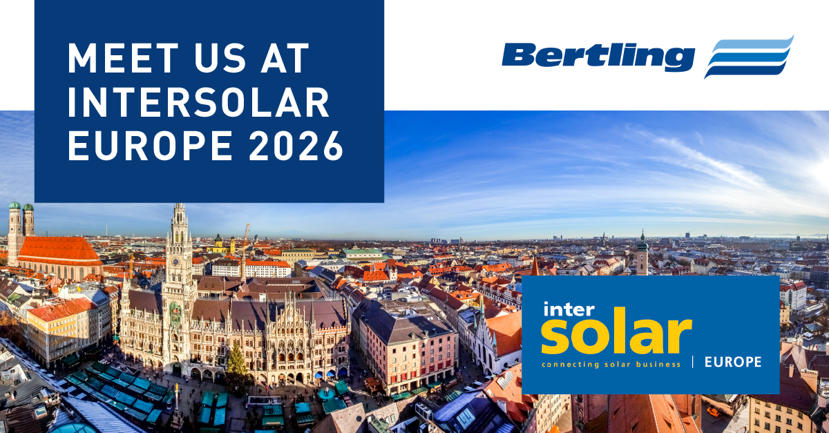 Meet Bertling at Inter Solar Europe 2026 in Munich