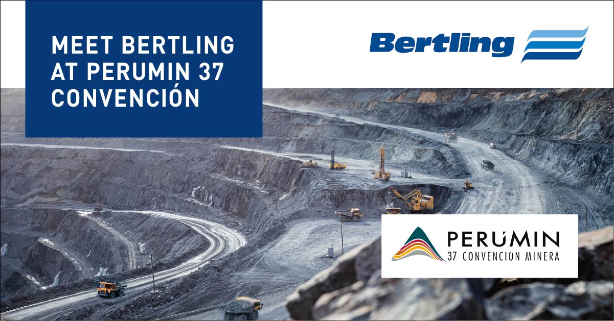 Bertling Logistics is at PERUMIN 37 Mining Convention in Arequipa, Peru