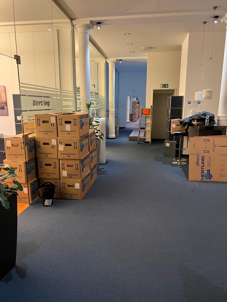 Hamburg Head Office move to new premises in full swing