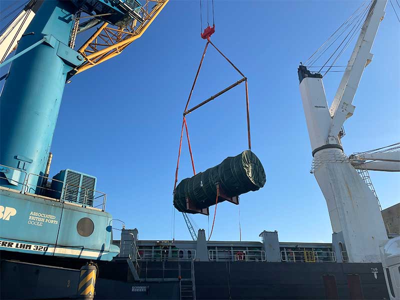 Successful Transport of 59 Pressure Vessels from Shanghai to Hull