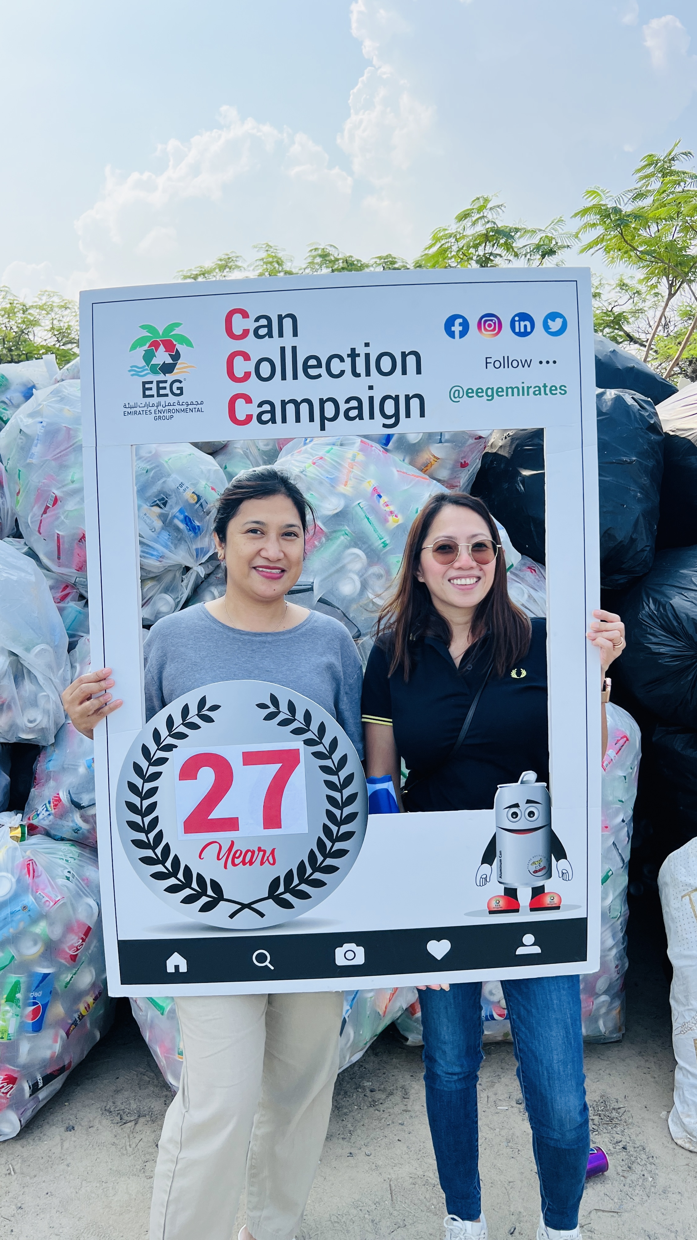 Bertling Dubai participates in Green Initiative - Can Collection Success