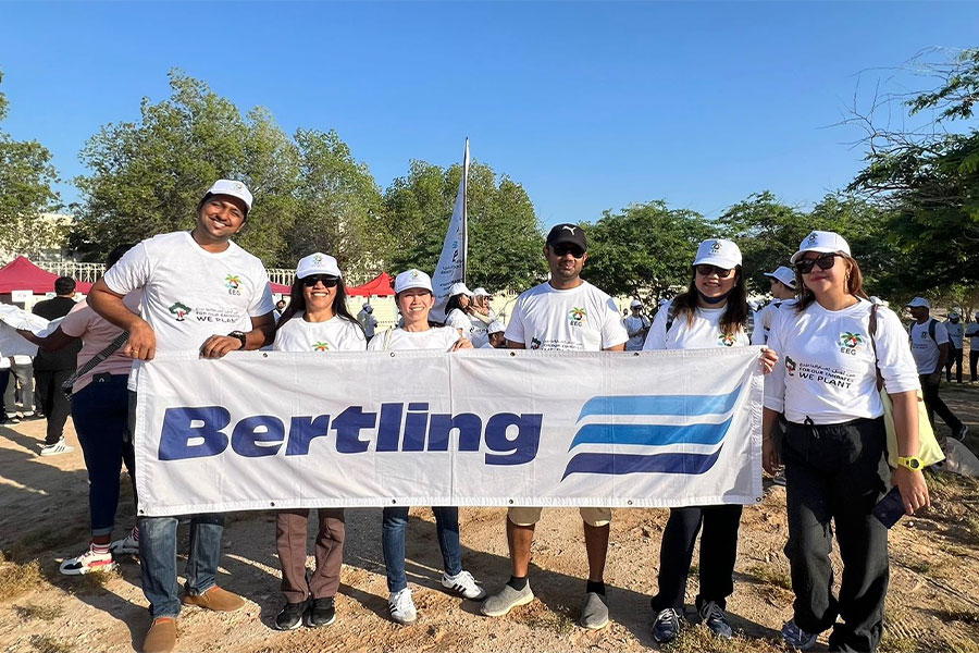 Bertling Dubai participates in tree planting initiative